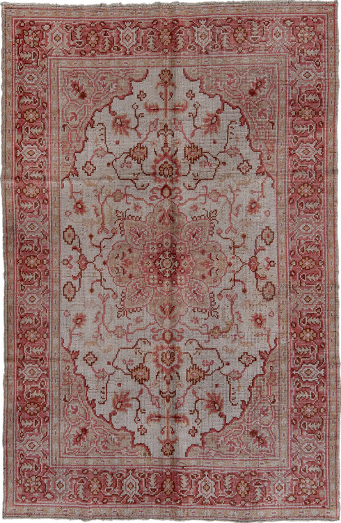 Vintage Oushak Area Rug (6' x 9')
